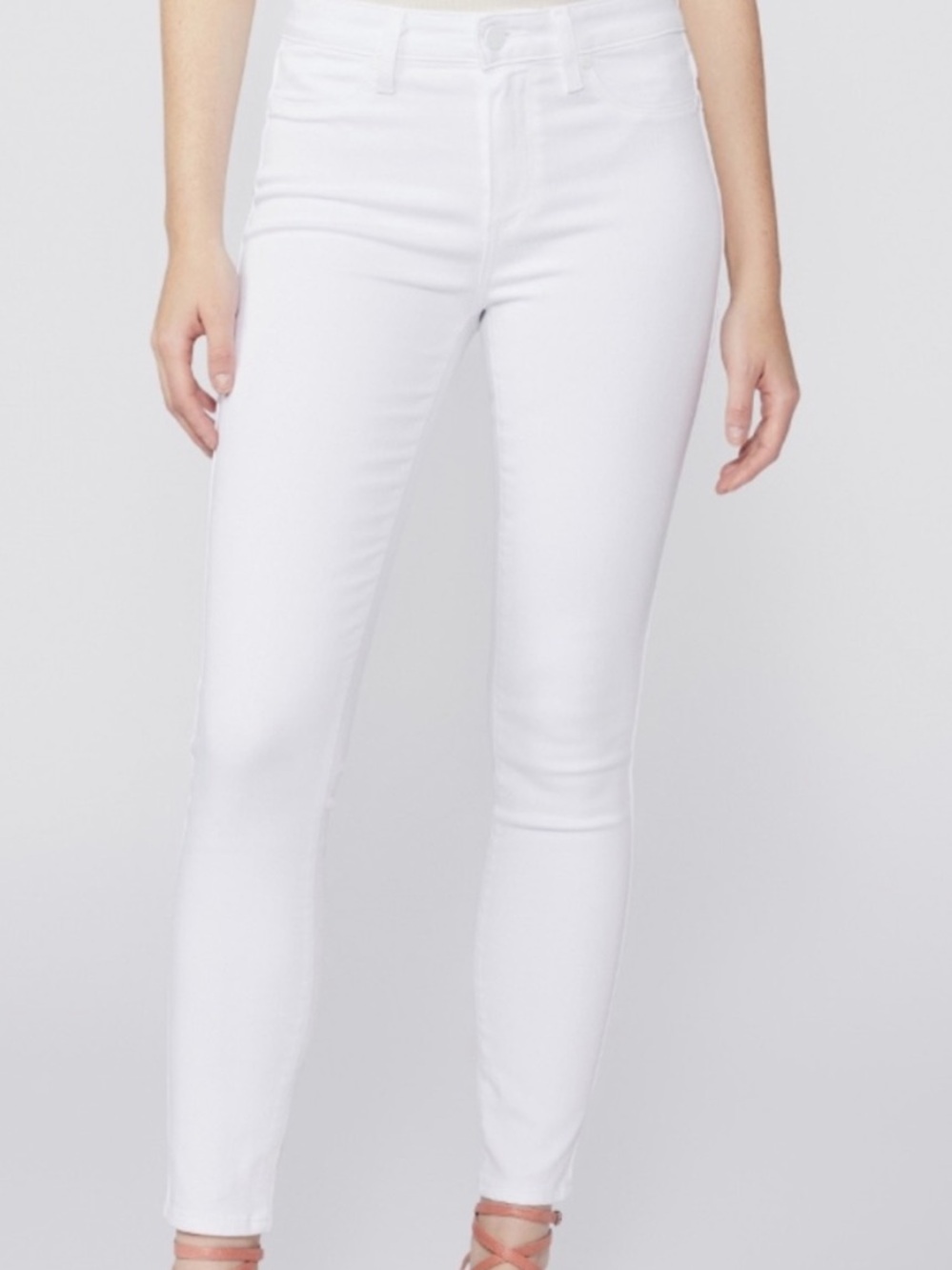 Paige Hoxton Ankle Jean in White - 25